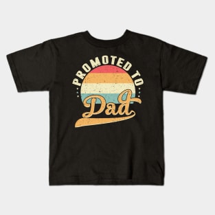 Promoted to dad Kids T-Shirt